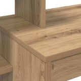 Desk with Shelf Artisan Oak 100 x 40 x 90 cm Engineered Wood 869321