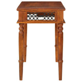 Desk with Drawer 110x50x76 cm Solid Wood Acacia 356973