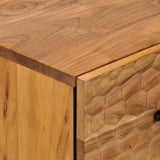 Side Cabinet 60x33x75 cm Solid Wood Acacia 356858