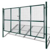 Garden Mesh Gate Fence Door Wall Grille 300x175 cm 140925