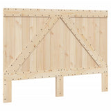 Bed Frame without Mattress with Headboard 160x200 cm Solid Wood 3281553