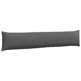 Sofa Pillows 2 pcs Dark Grey 200 x 40 cm Corduroy Fabric 42013904