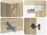 Bathroom Wall Cabinet ARNHEM Sonoma Oak 30 x 31 x 59 cm 896587