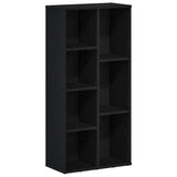 Bookcase Black Oak 50x25x104 cm Engineered Wood 862470
