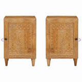 Bathroom Cabinet Light Brown 38 x 33 x 58 cm Engineered Wood 4018101