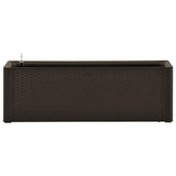 Garden Raised Bed with Self Watering System Mocha 100x43x33 cm 313960