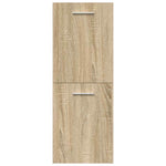 4 Piece Bathroom Furniture Set Sonoma Oak Engineered Wood 3325026