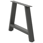 ZNTS Coffee Table Legs A-Shaped 2 pcs Anthracite 70x cm Steel 4012842