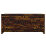 Coffee Table Smoked Oak 90x50x41.5 cm Engineered Wood 813029