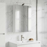 Bathroom Mirror Cabinet White 50 x 14.5 x 70 cm Engineered wood 889047