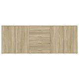 Sideboards 3 pcs Sonoma Oak Engineered Wood 3276611