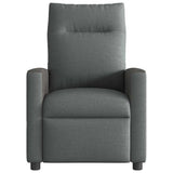Recliner Chair Reclining Dark Grey 69 x 86 x 100 cm Fabric 42020649