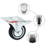 8 pcs Swivel Casters 75 mm 278011
