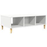 Coffee Table White 102 x 55 x 35 cm Engineered Wood 876189