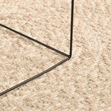 Rug ZIZUR Beige 90 cm Jute Look Indoor and Outdoor 4010414