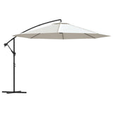 Cantilever Garden Parasol 3.5 m Sand White 42199