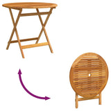 Garden Table Brown Solid eucalyptus wood with oil finish Medium 312456