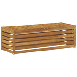 Outdoor Stool Bench Solid Acacia Wood Natural 115 x 43 x 37 cm 900687
