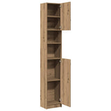 Bathroom Cabinet Artisan Oak 32x25.5x190 cm Engineered Wood 856049