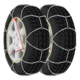 ZNTS Car Tyre Snow Chains 2 pcs 16 mm SUV 4x4 Size 450 210610