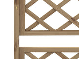 Wooden Trellis Planter Box, Raised Garden Bed to Grow Vegetables, Herbs and Flowers, Natural Tone T3398P315413