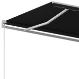 Manual Retractable Awning 400x350 cm Anthracite 3068979