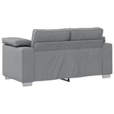 Sofa Light Grey 160 x 77 x 82 cm Fabric 4105217