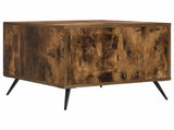 Coffee Table Smoked Oak 49 x 50 x 40 cm Engineered Wood 895660