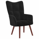 Relaxing Chair Black Velvet 42022443
