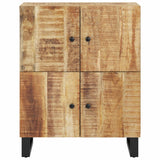 Sideboard with 4 Doors 60x33x75 cm Solid Wood Mango 352917