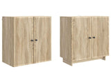 Cabinet Set 2 pcs Sonoma Oak 66 x 34.5 x 90 cm Engineered Wood 3416360