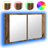 Bathroom Mirror Cabinet with Shelf Old Wood 80 x 12 x 45 cm 886226