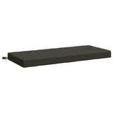 2-Piece Bench Cushions SOEST 2 pcs 100% Polyester Anthracite 950143