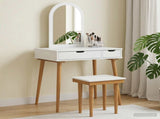 Dressing Table Set FAUSKE 3 pcs White 76 x 50 x 143 cm 3438587