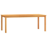 7 Piece Garden Dining Set Solid Wood Teak 3157935