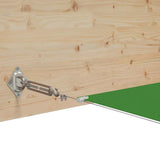 Vertical Awning Light Green 100x1000 cm Oxford Fabric 148309