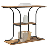 Console Table Old Wood 101 x 35 x 80.5 cm Engineered Wood 868473
