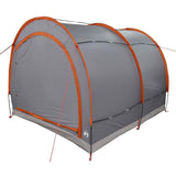 Bike Storage Tent Grey and Orange 256 x 222 x 182 cm Taffeta 42000998