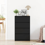 Sideboard Black 60x35x98.5 cm Engineered Wood 800532
