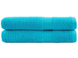 Premium Bath Towels "SOLUND" 2 pcs Turquoise 100x150 cm 600 gsm 137455