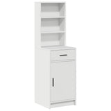 Highboard with Drawer White 40 x 40.5 x 135 cm Engineered Wood 865073