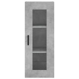 Highboard Concrete Grey 34,5x34x180 cm Engineered Wood 3199373