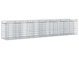 Gabion Raised Bed 2 pcs Silver 3422222