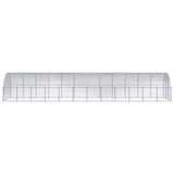 Outdoor Chicken Coop 3x12x2 m Galvanised Steel 3095468