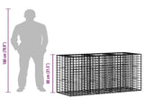 Gabion Raised Bed Silver 42033328