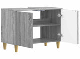 Bathroom Sink Cabinet ARNHEM Grey Sonoma 59.5 x 31.5x 59 cm 896571