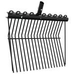 ZNTS Pitchfork with 18 Tines Black Steel 3209561