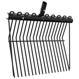 ZNTS Pitchfork with 18 Tines Black Steel 3209561
