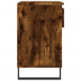 Shoe Cabinet Smoked Oak 70x36x60 cm Engineered Wood 831449