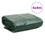 Tarpaulin Green 4x4 m 650 g/m 156136